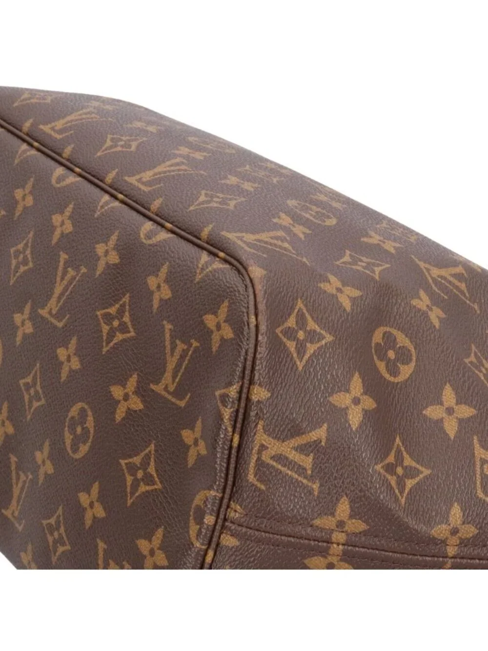 Louis Vuitton Neverfull MM Monogram Tote Canvas Brown